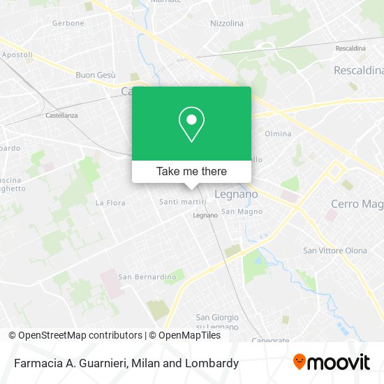 Farmacia A. Guarnieri map