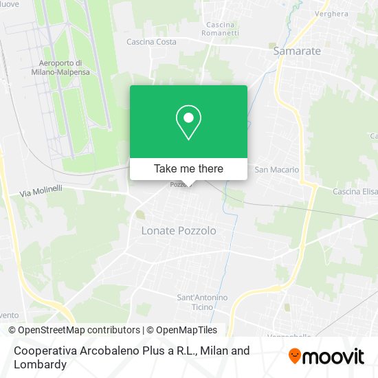 Cooperativa Arcobaleno Plus a R.L. map