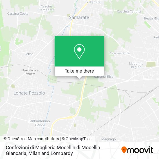 Confezioni di Maglieria Mocellin di Mocellin Giancarla map