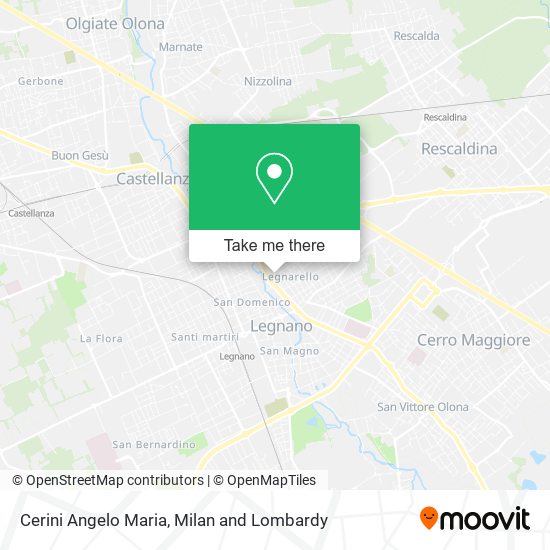 Cerini Angelo Maria map