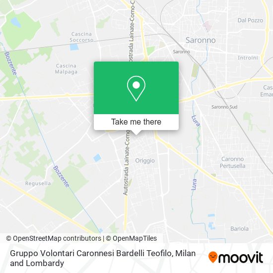 Gruppo Volontari Caronnesi Bardelli Teofilo map