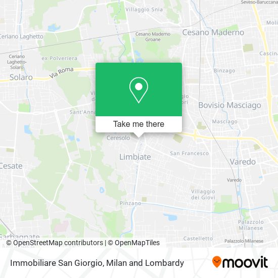 Immobiliare San Giorgio map