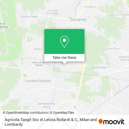 Agricola Tangit Snc di Letizia Bollardi & C. map