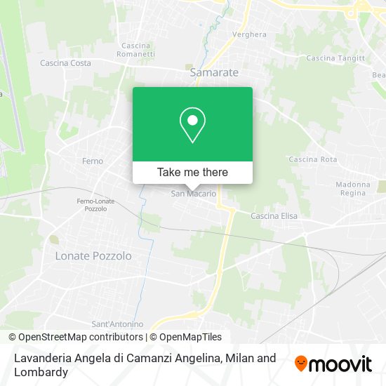 Lavanderia Angela di Camanzi Angelina map