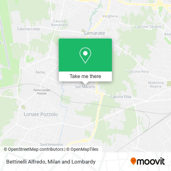 Bettinelli Alfredo map