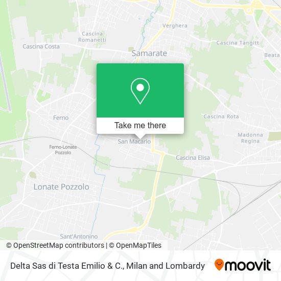 Delta Sas di Testa Emilio & C. map
