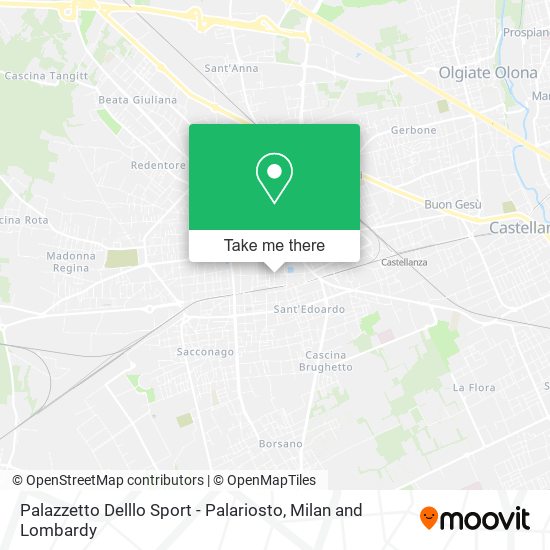 Palazzetto Delllo Sport - Palariosto map