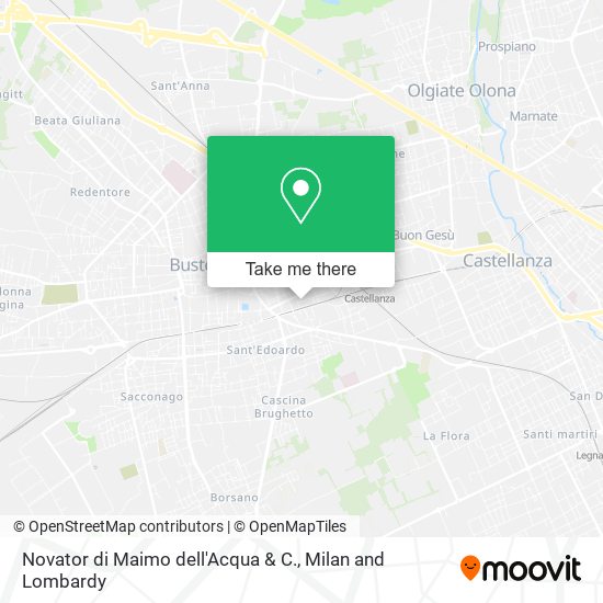 Novator di Maimo dell'Acqua & C. map