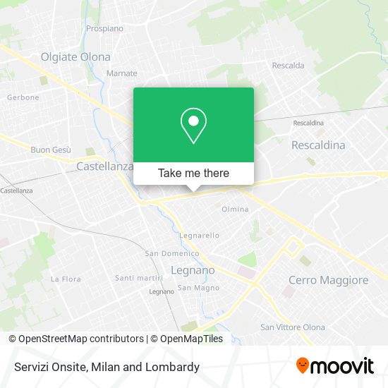Servizi Onsite map