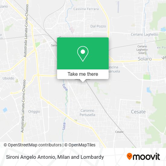 Sironi Angelo Antonio map