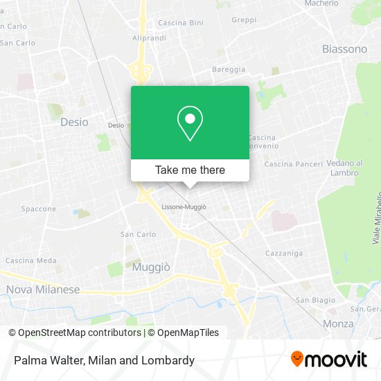 Palma Walter map