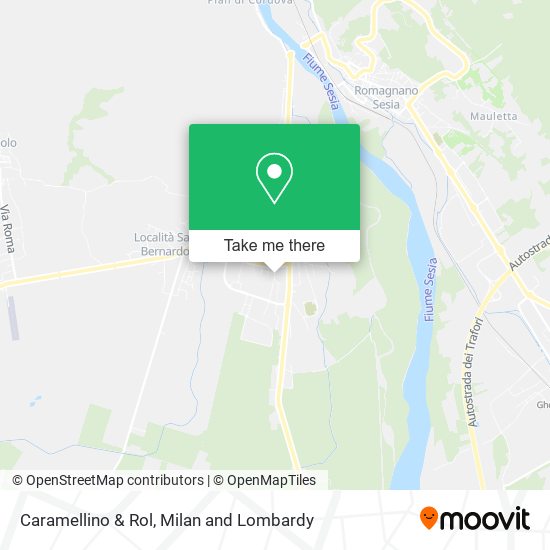 Caramellino & Rol map