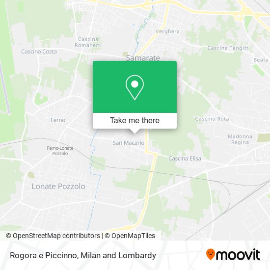Rogora e Piccinno map