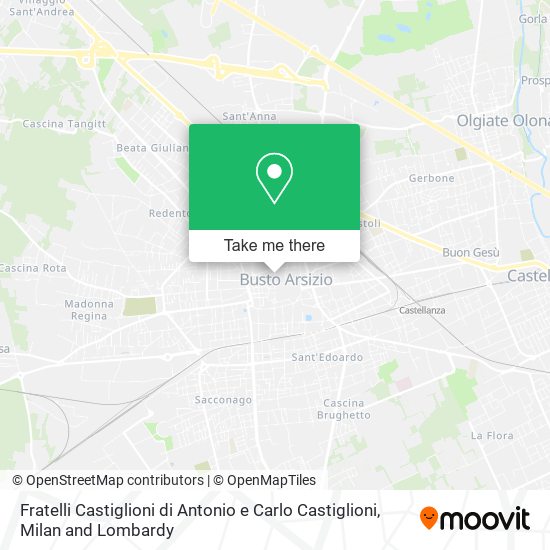 Fratelli Castiglioni di Antonio e Carlo Castiglioni map