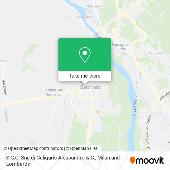 S.C.C. Snc di Caligaris Alessandro & C. map