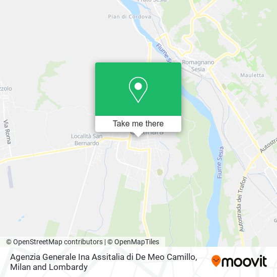 Agenzia Generale Ina Assitalia di De Meo Camillo map