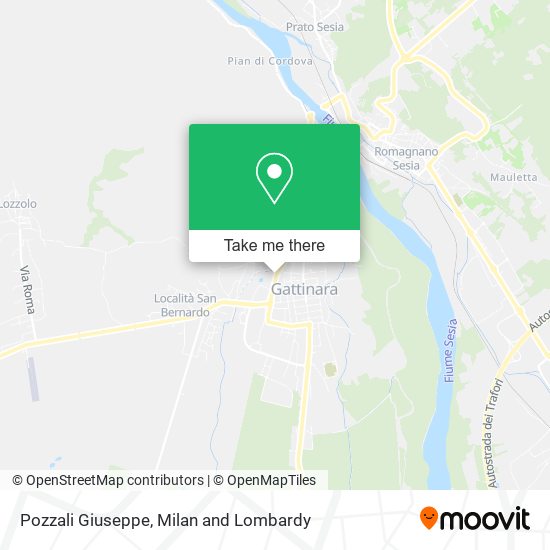 Pozzali Giuseppe map