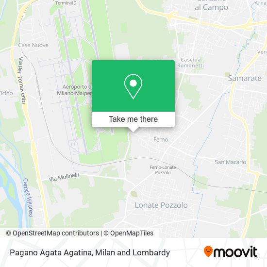 Pagano Agata Agatina map