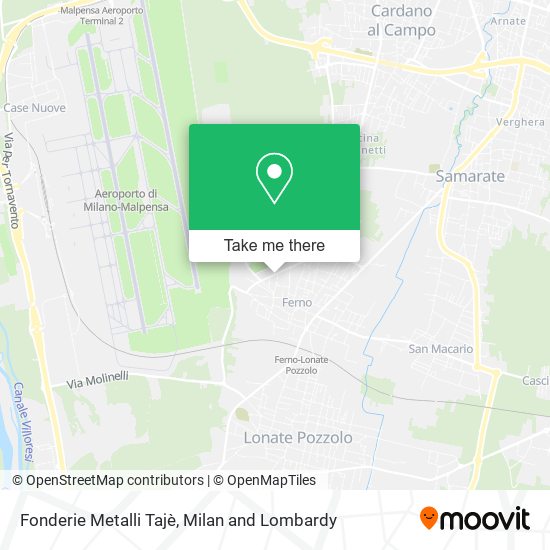 Fonderie Metalli Tajè map