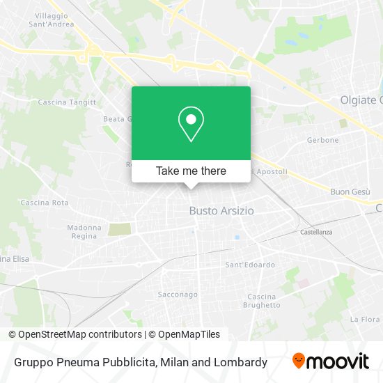 Gruppo Pneuma Pubblicita map