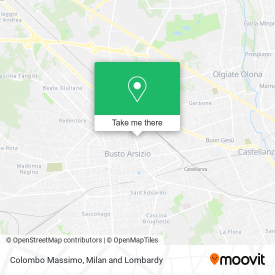 Colombo Massimo map