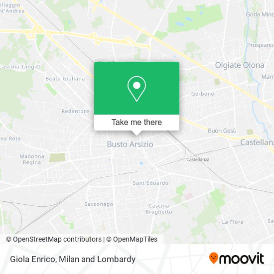 Giola Enrico map