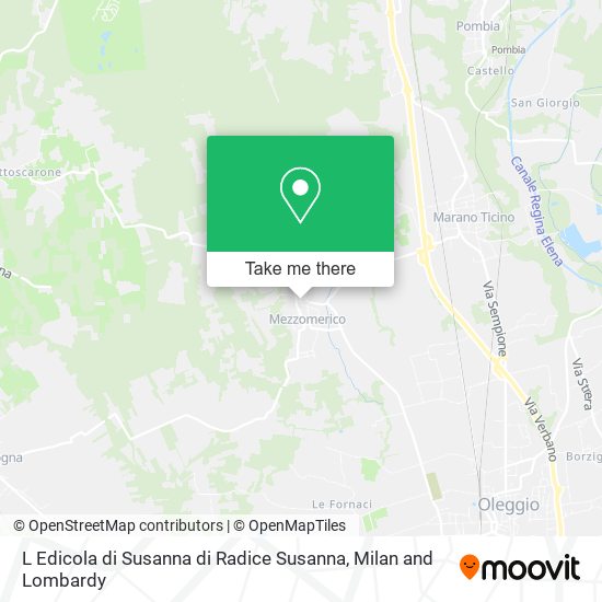 L Edicola di Susanna di Radice Susanna map