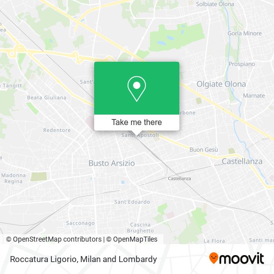 Roccatura Ligorio map