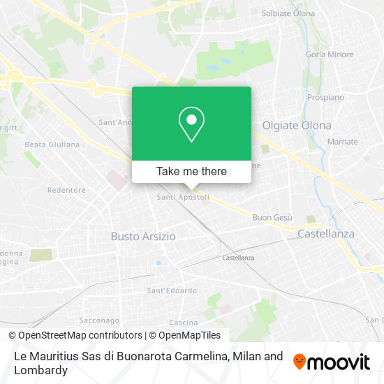 Le Mauritius Sas di Buonarota Carmelina map