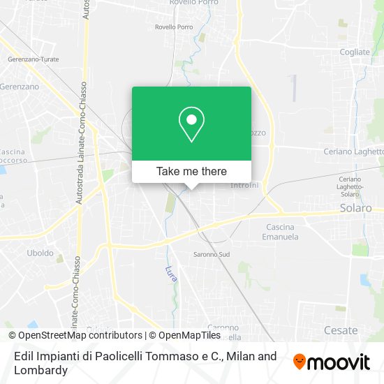 Edil Impianti di Paolicelli Tommaso e C. map