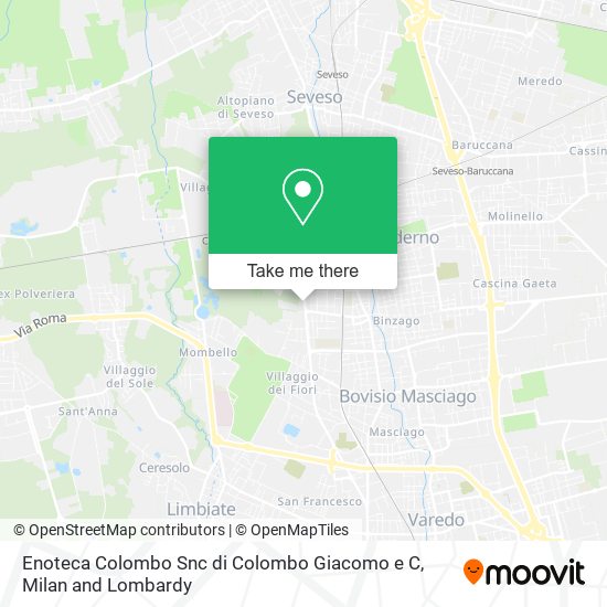 Enoteca Colombo Snc di Colombo Giacomo e C map