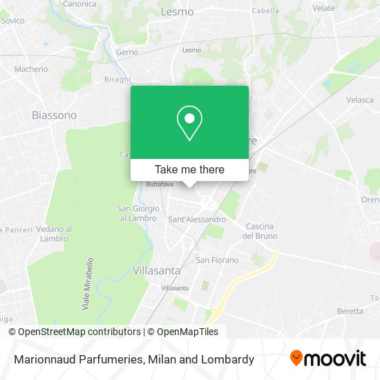 Marionnaud Parfumeries map