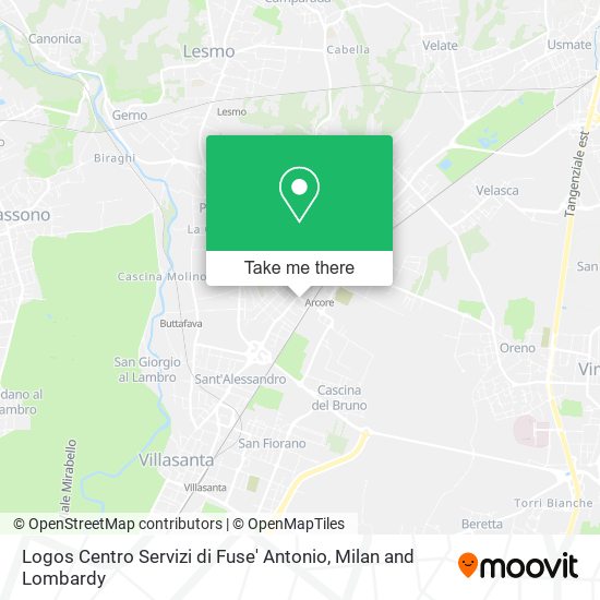 Logos Centro Servizi di Fuse' Antonio map