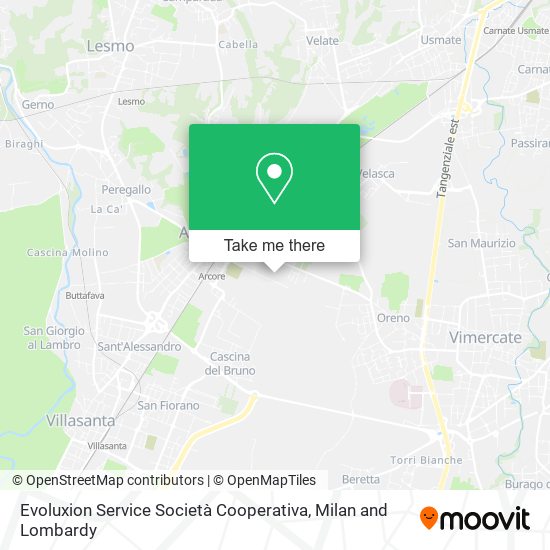 Evoluxion Service Società Cooperativa map