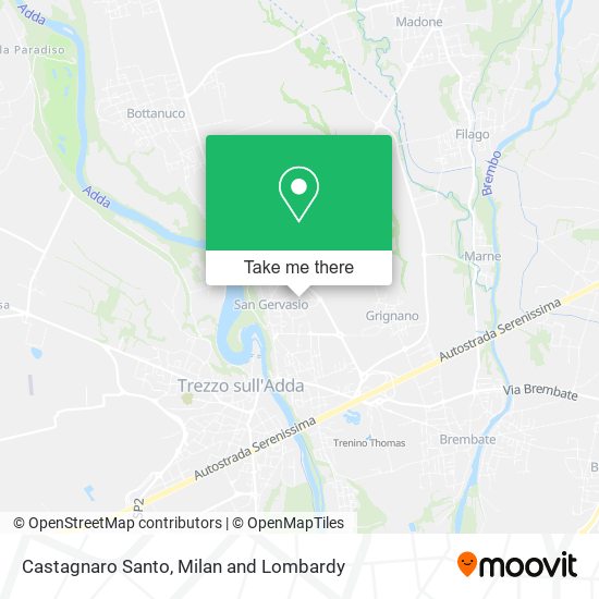 Castagnaro Santo map