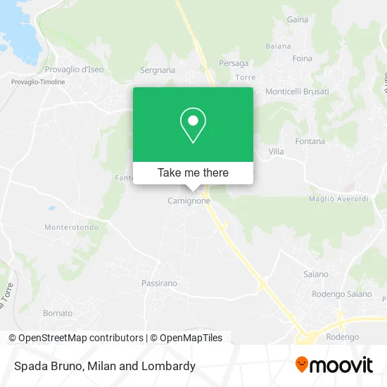Spada Bruno map