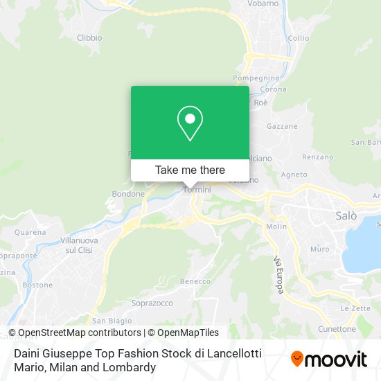 Daini Giuseppe Top Fashion Stock di Lancellotti Mario map