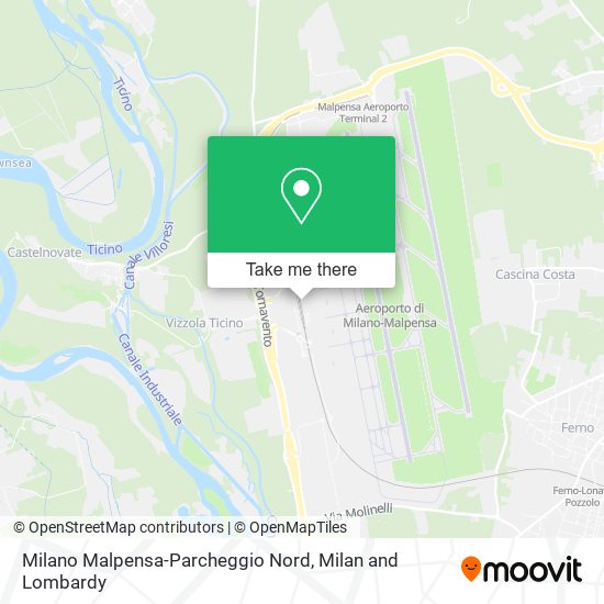 Milano Malpensa-Parcheggio Nord map