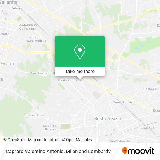 Capraro Valentino Antonio map