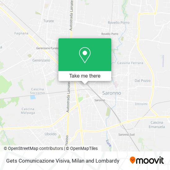 Gets Comunicazione Visiva map