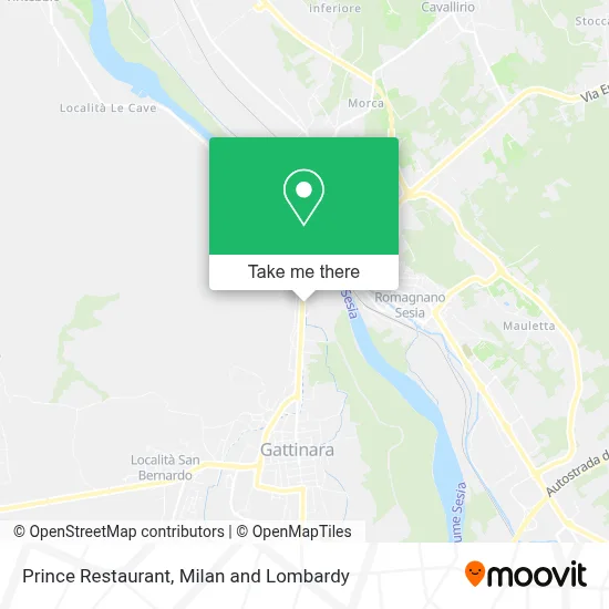 Prince Restaurant map