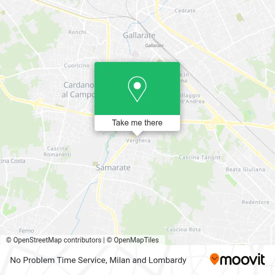 No Problem Time Service map