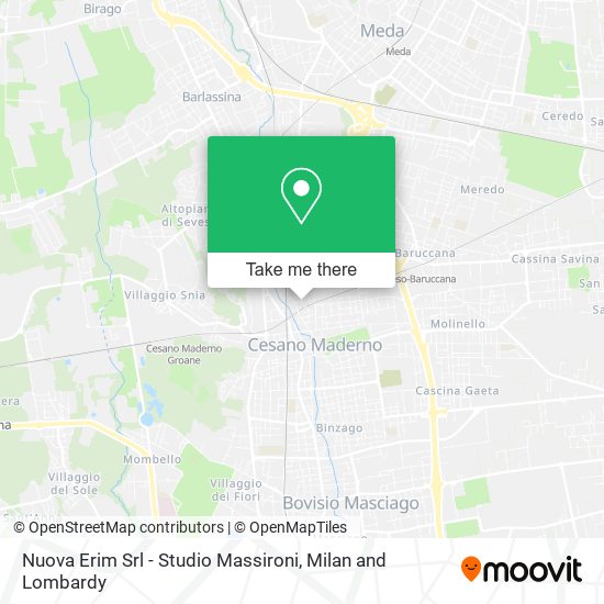 Nuova Erim Srl - Studio Massironi map