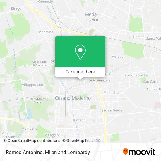 Romeo Antonino map