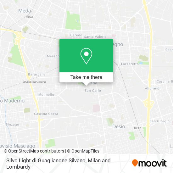 Silvo Light di Guaglianone Silvano map