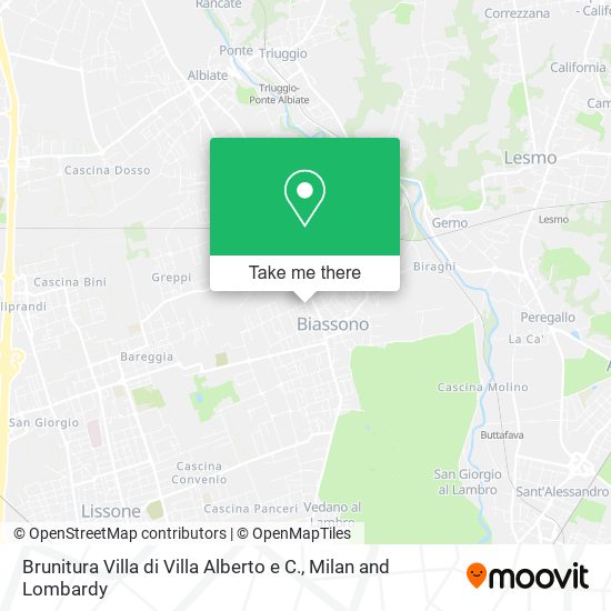 Brunitura Villa di Villa Alberto e C. map