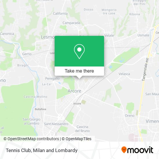 Tennis Club map