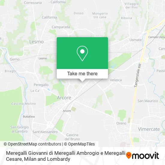 Meregalli Giovanni di Meregalli Ambrogio e Meregalli Cesare map