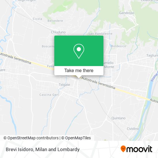 Brevi Isidoro map