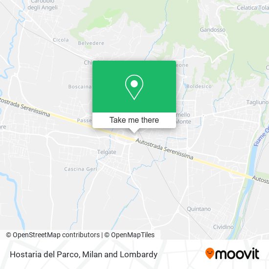 Hostaria del Parco map
